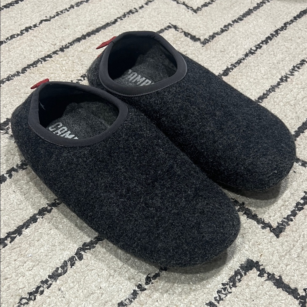 Camper Charcoal Indoor Slippers